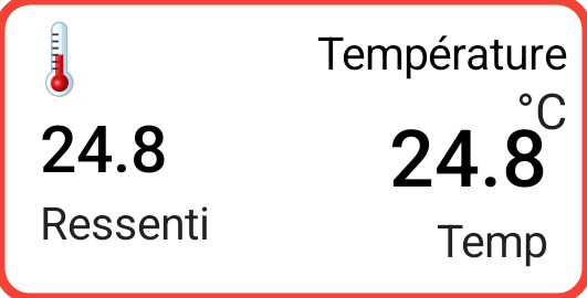 Tuile Température