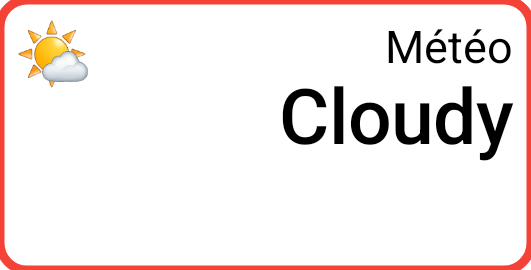 Tuile Météo