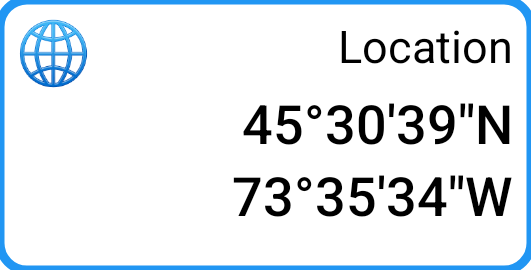 Location tile